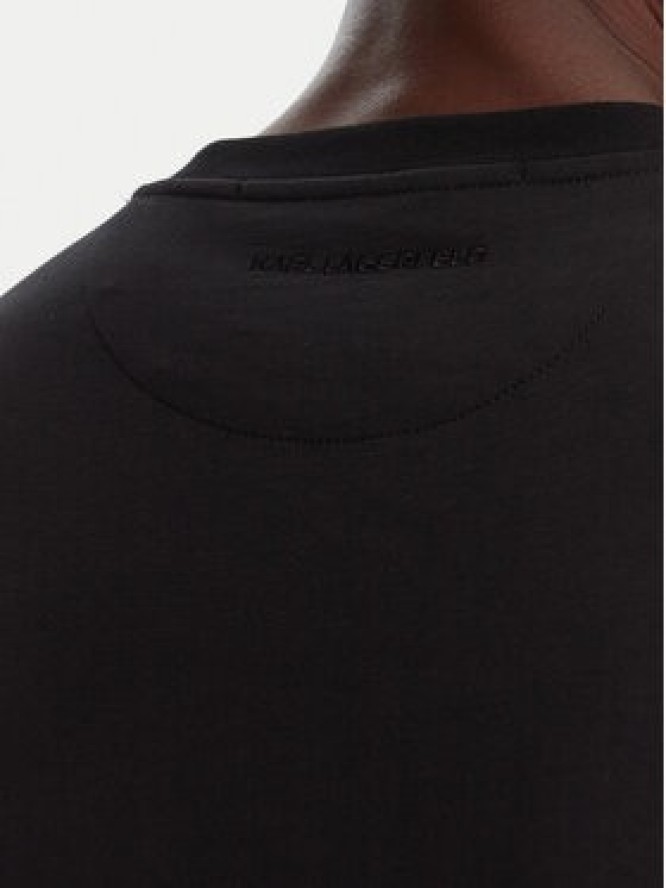 KARL LAGERFELD T-Shirt 755037 554227 Czarny Regular Fit