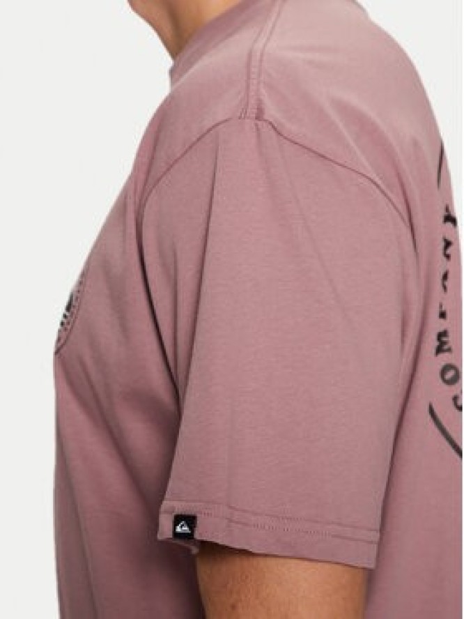 Quiksilver T-Shirt Landscapes EQYZT07917 Fioletowy Regular Fit