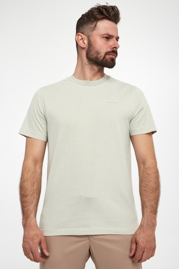 T-shirt męski w paski BURBERRY