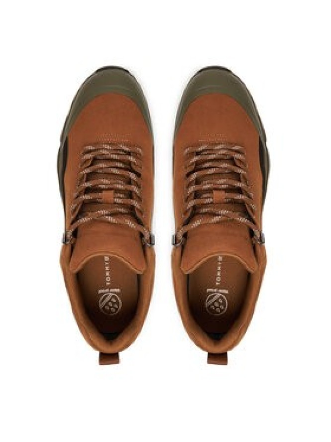 Tommy Hilfiger Sneakersy Outdoor Runner Low Wpm FM0FM05655 Brązowy
