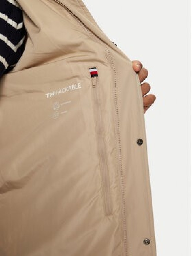 Tommy Hilfiger Płaszcz przejściowy MW0MW37651 Beżowy Regular Fit