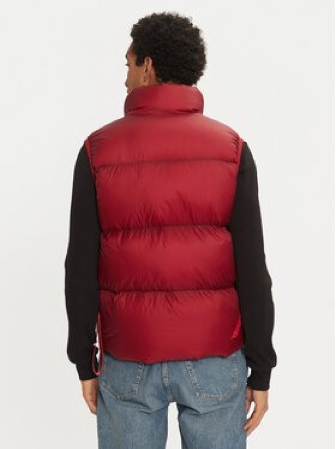 After Label Bezrękawnik Anapa A00001 Czerwony Regular Fit