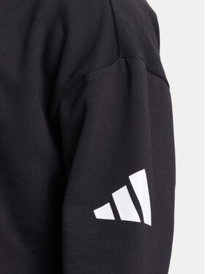 adidas Bluza Essentials JF3542 Czarny Loose Fit