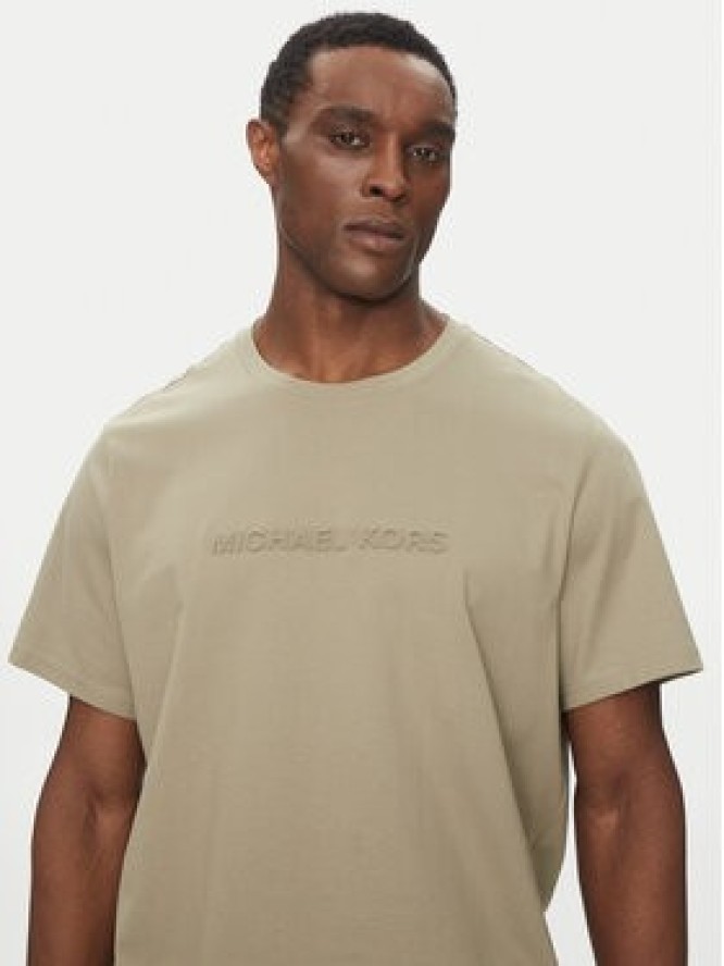 Michael Kors T-Shirt CF4529H1V2 Beżowy Regular Fit