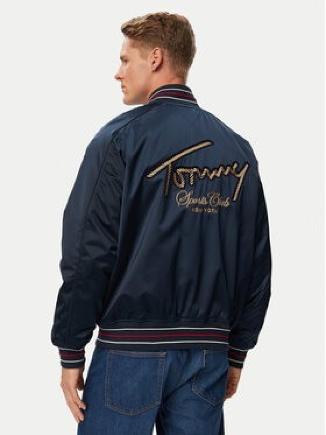 Tommy Jeans Kurtka bomber Tjm Souvenir DM0DM23220 Granatowy Regular Fit