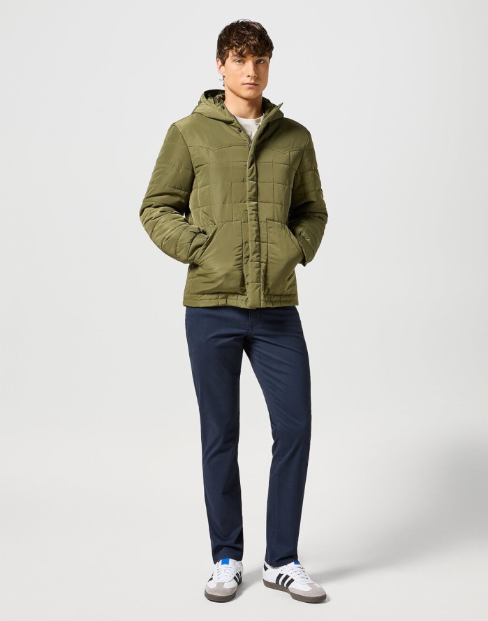 WRANGLER MĘSKIE SPODNIE JEANSOWE TEXAS SLIM DARK NAVY 112358037 W12S012239