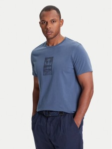 Guess T-Shirt M5YI67 KBW41 Niebieski Regular Fit