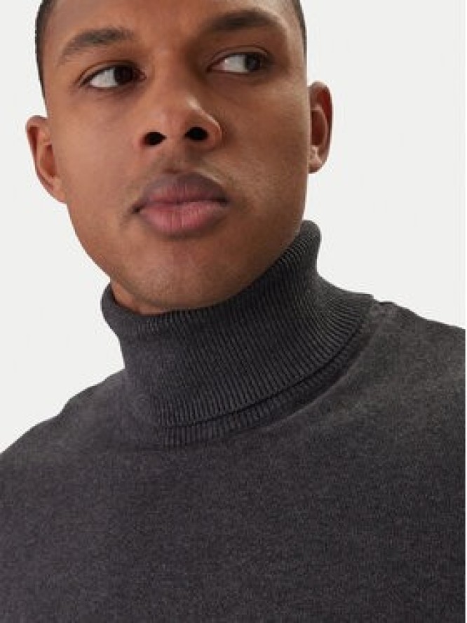 Jack & Jones Golf Emil Knit Roll 12157417 Szary Regular Fit
