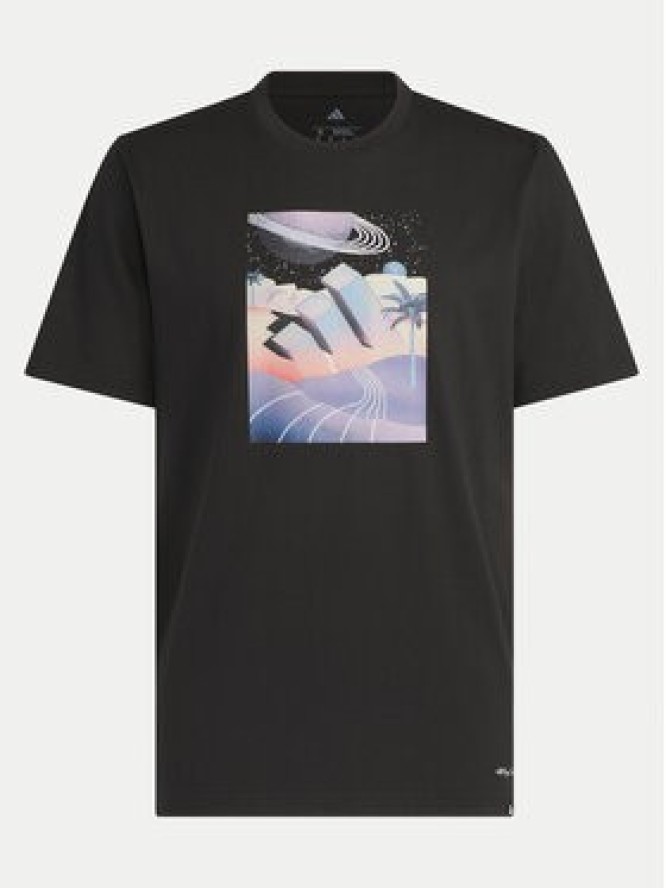 adidas T-Shirt All Day I Dream About Summer JI9417 Czarny Regular Fit