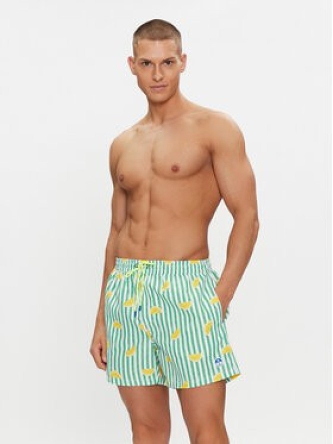 North Sails Szorty kąpielowe 673720 Zielony Regular Fit