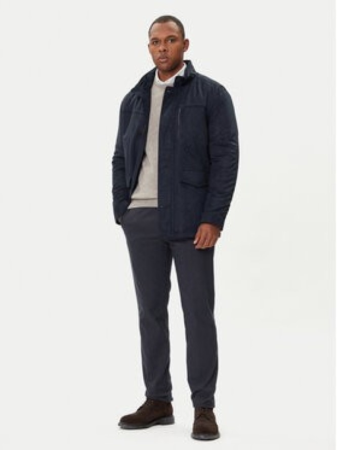 Bugatti Kurtka przejściowa 877400 81018 M Granatowy Regular Fit