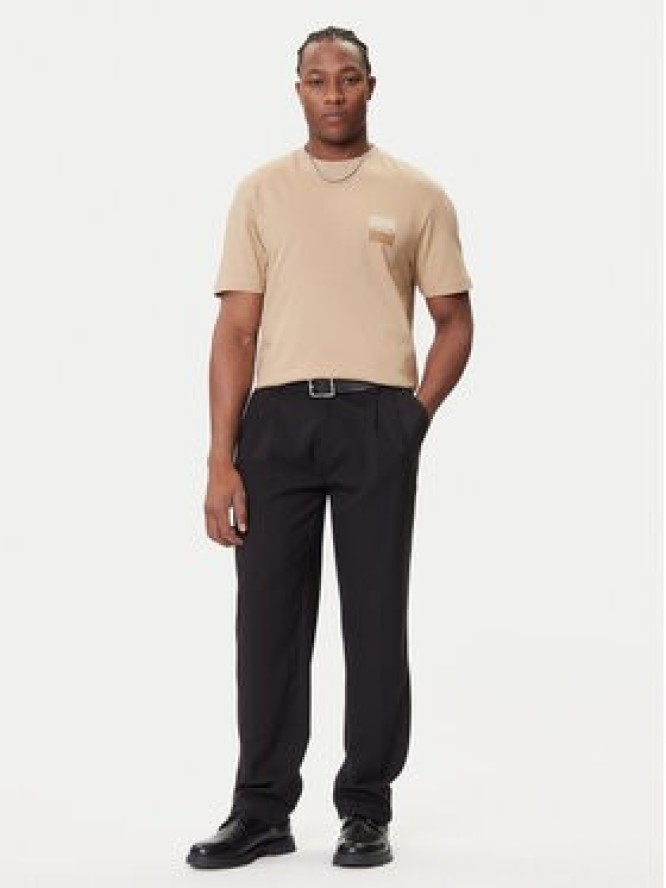 HUGO T-Shirt Dusplito 50542816 Beżowy Relaxed Fit