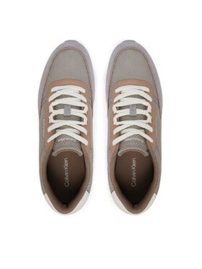 Calvin Klein Sneakersy City Runner Laceup Ny-Rec Su HM0HM02215 Beżowy