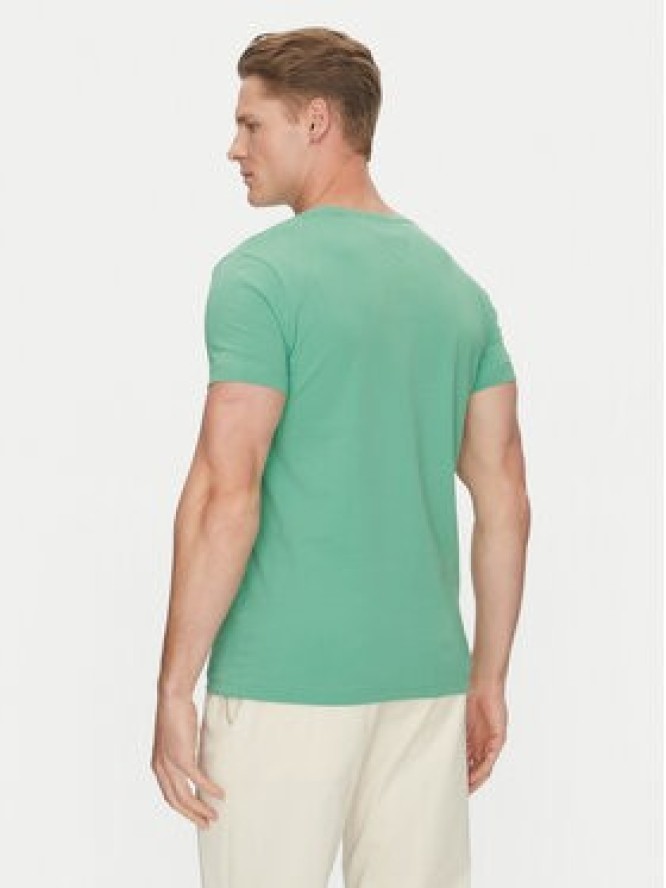 Tommy Hilfiger T-Shirt MW0MW10800 Zielony Slim Fit