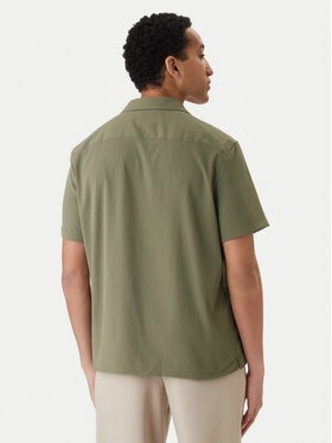 Calvin Klein Koszula LV04LF109G Zielony Classic Fit