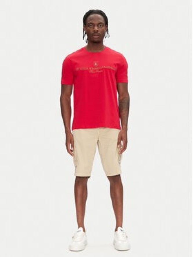 Aeronautica Militare T-Shirt 251TS2410J592 Czerwony Regular Fit