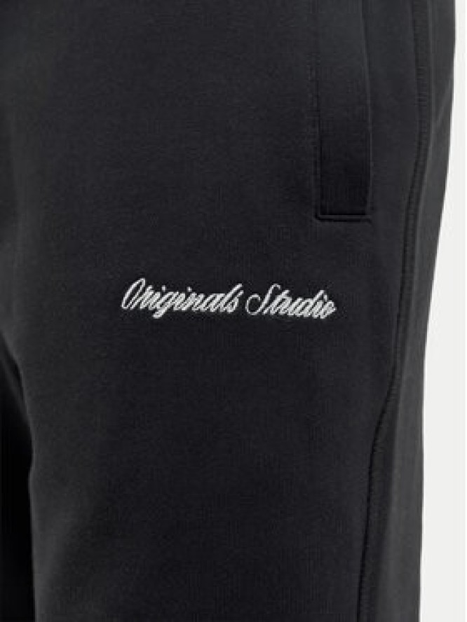 Jack & Jones Spodnie dresowe Kane Norrebro 12282553 Czarny Relaxed Fit