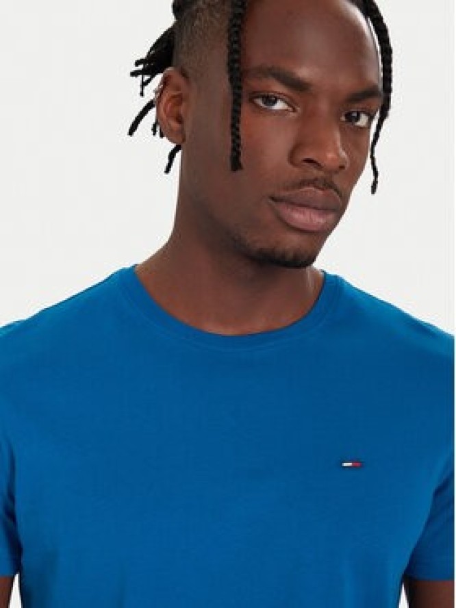 Tommy Jeans T-Shirt DM0DM04411 Niebieski Regular Fit