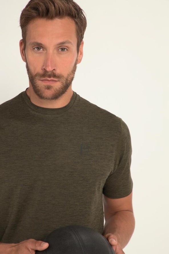 Męski T-shirt QuickDry Odzież fitness krótki rękaw