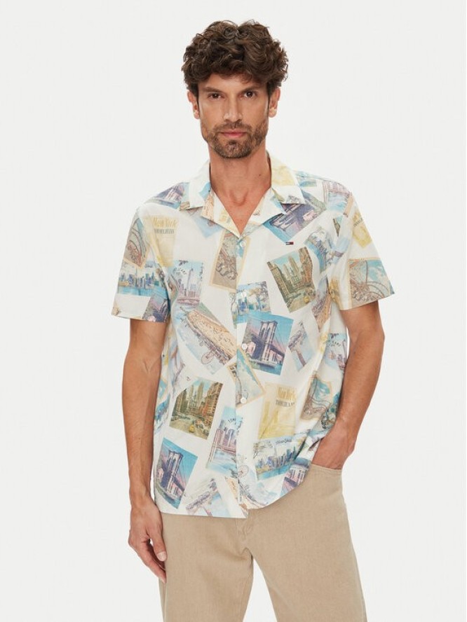 Tommy Jeans Koszula Camp DM0DM21687 Kolorowy Regular Fit