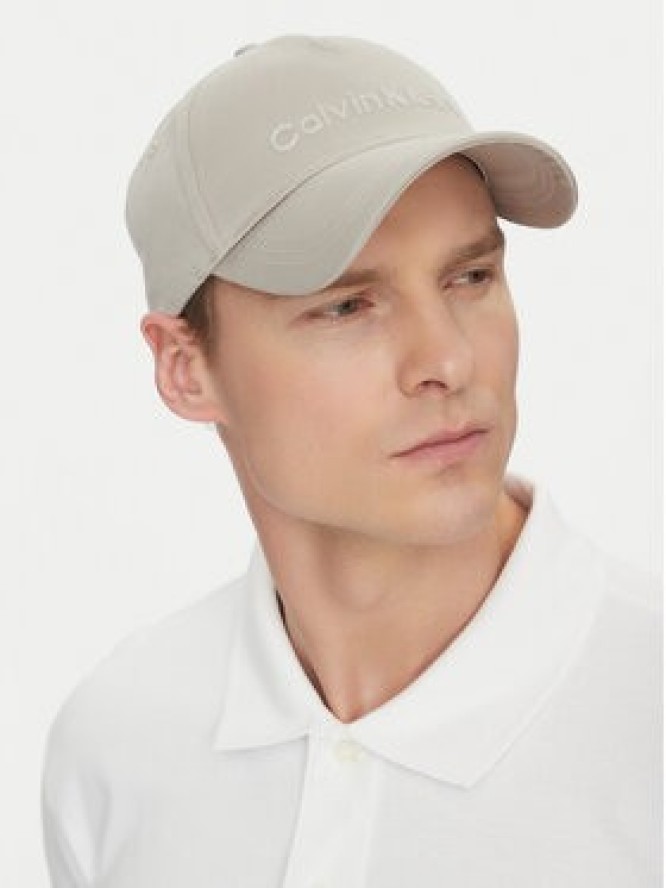 Calvin Klein Czapka z daszkiem K50K511987 Beżowy