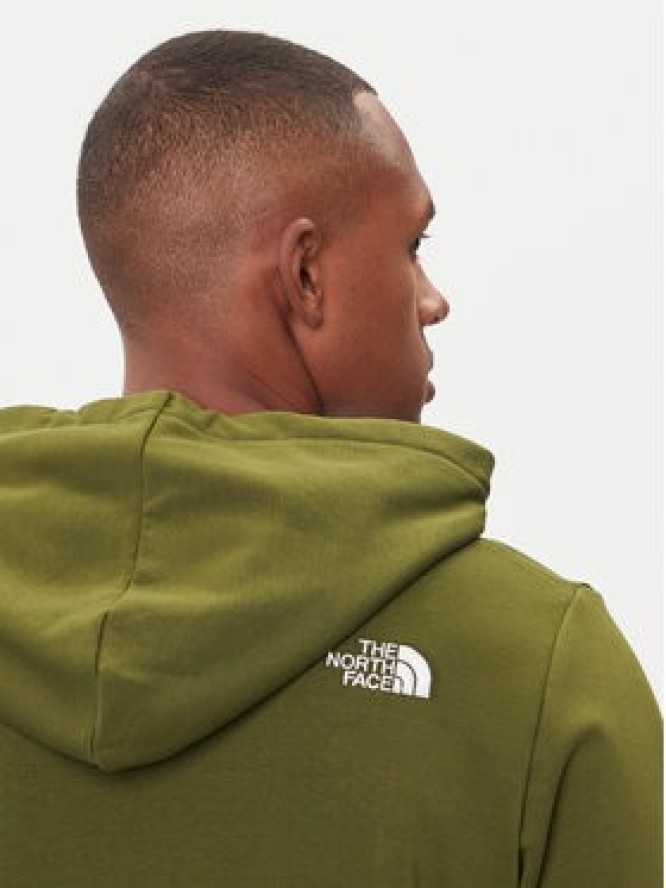 The North Face Bluza Drew Peak Light NF0A8C1B Zielony Regular Fit