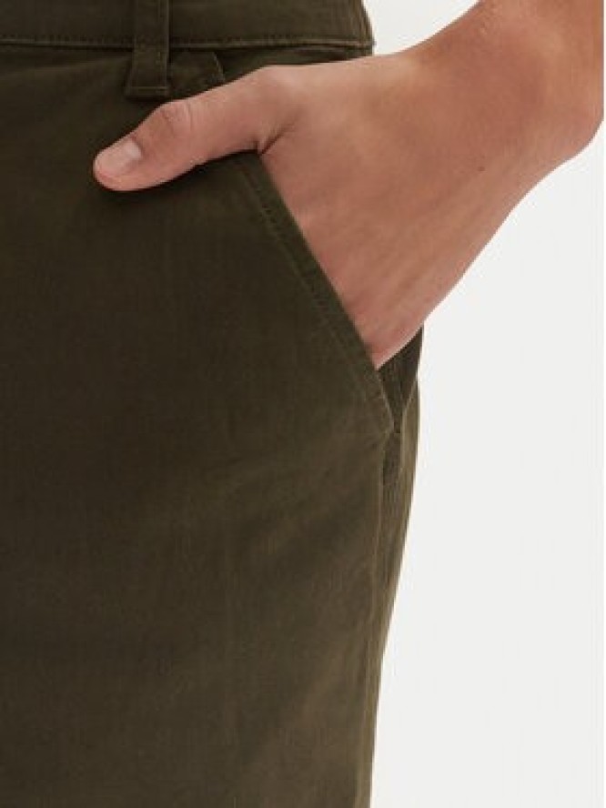 Champion Spodnie materiałowe 220509 Zielony Straight Leg