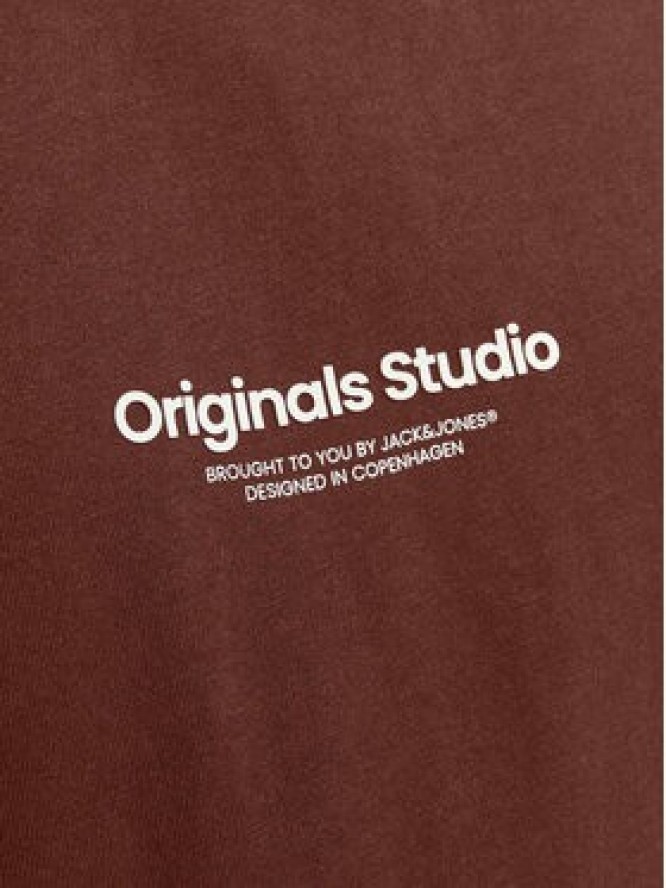 Jack & Jones T-Shirt Vesterbro 12240121 Brązowy Relaxed Fit