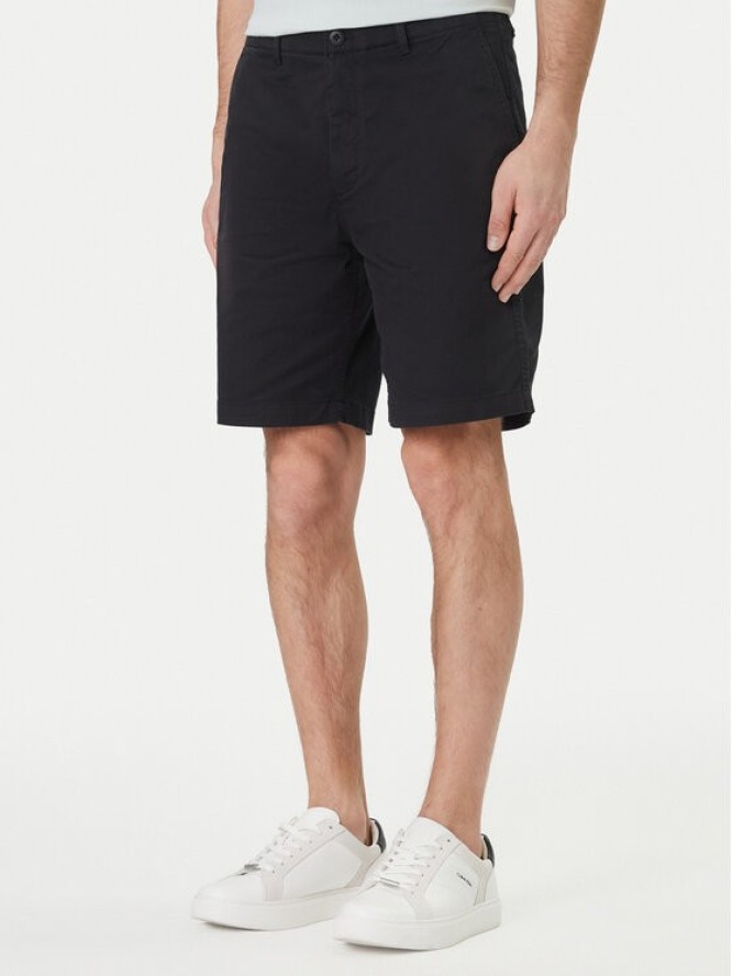 Calvin Klein Jeans Szorty materiałowe LV04RF617G Czarny Regular Fit