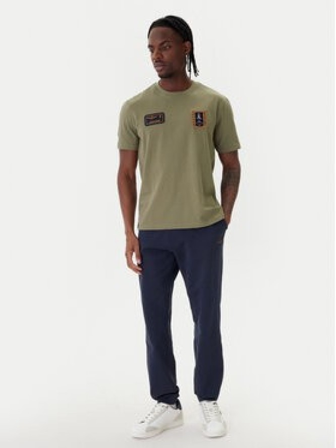 Aeronautica Militare T-Shirt 261TS2544UJ00592 Zielony Regular Fit