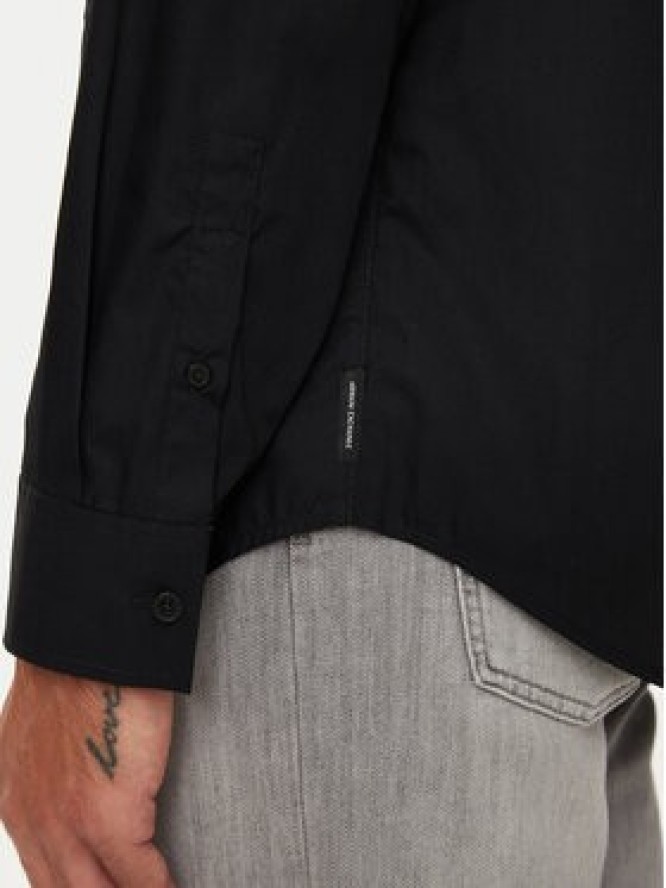 Armani Exchange Koszula 6DZC10 ZNXLZ 1200 Czarny Slim Fit