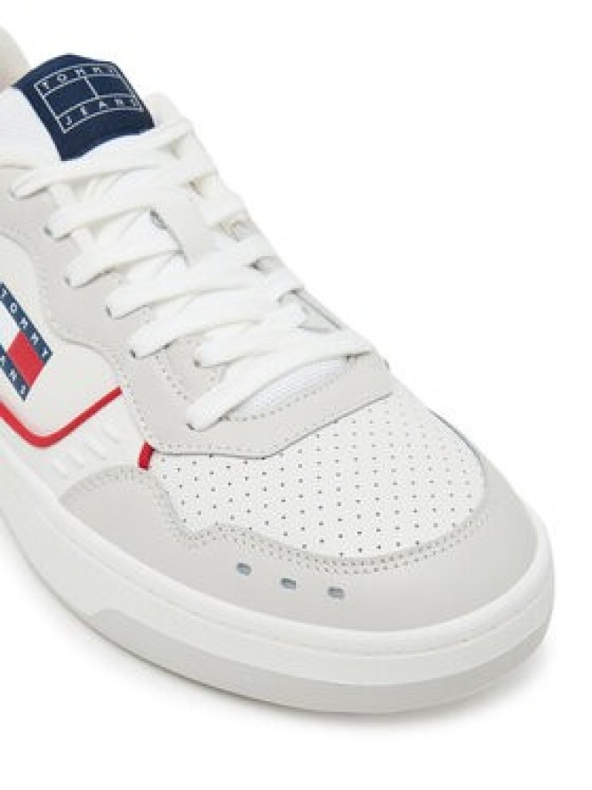 Tommy Jeans Sneakersy Tjm Cupsole Elevated EM0EM01585 Écru