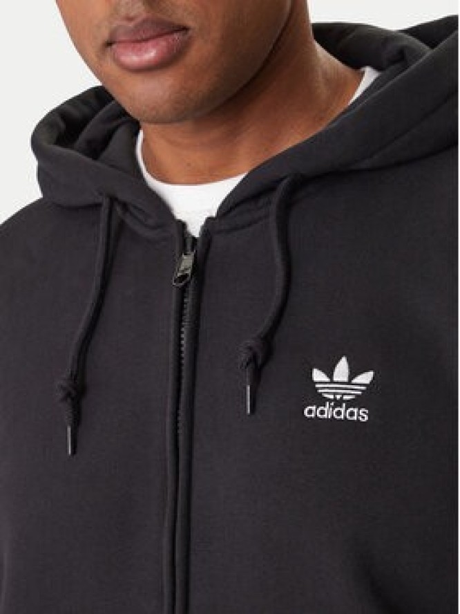 adidas Bluza Trefoil Essentials IW5791 Czarny Regular Fit