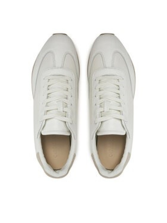 Calvin Klein Sneakersy Low Top Lace Up Tmbl Lth HM0HM01804 Biały