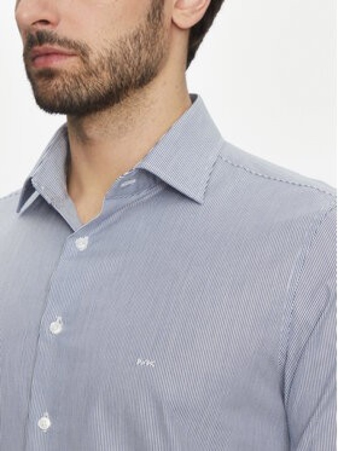 Michael Kors Koszula MK0DS01293 Niebieski Slim Fit