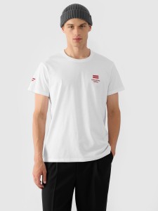 4F Koszulka kibica męska - biała M