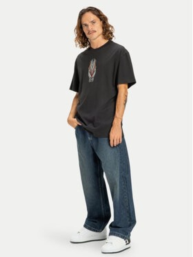 DC Shoes T-Shirt Burn Out EDYZT04356 Czarny Regular Fit