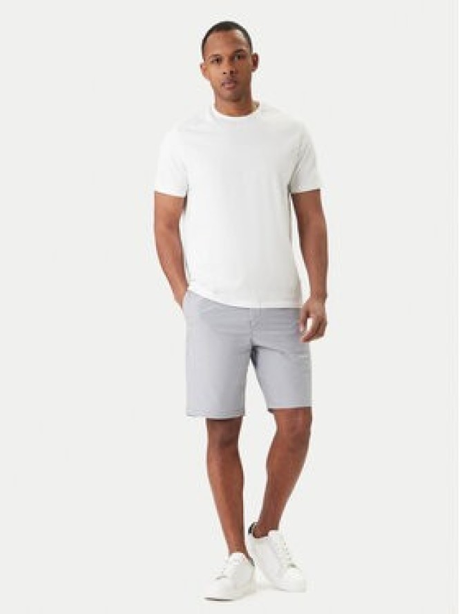 Calvin Klein Szorty materiałowe LV04LB613G Szary Straight Fit