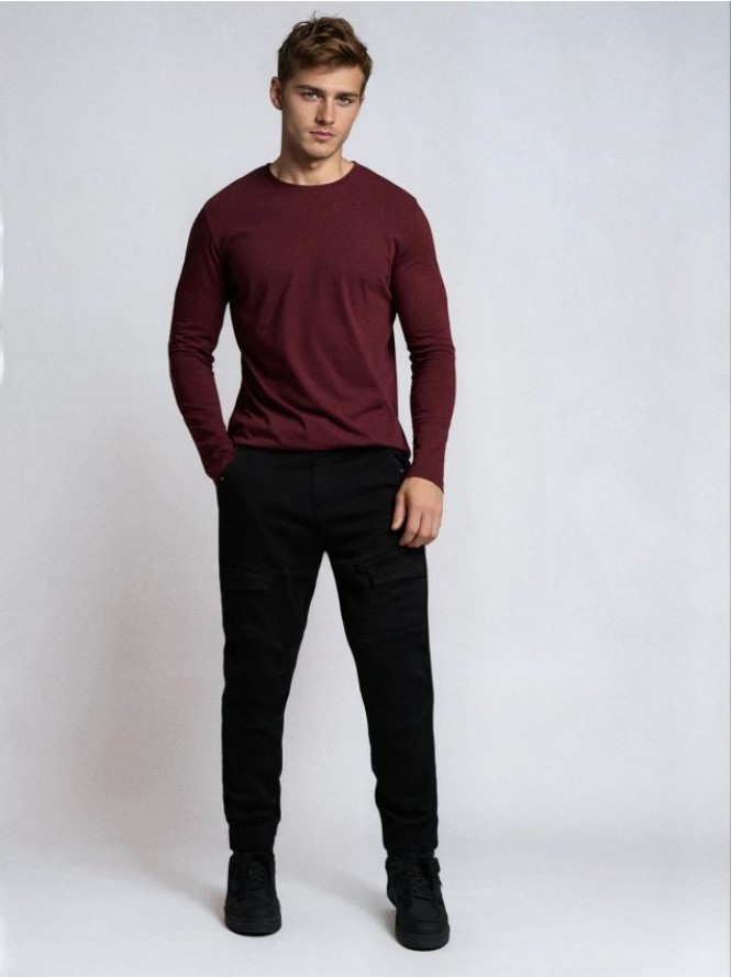 Jeansy jogger - czarny