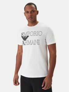 Emporio Armani T-Shirt EM000574 AF20434 U0002 Biały Regular Fit