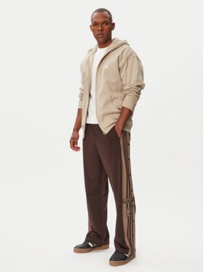 adidas Spodnie dresowe Adibreak Classic KS7398 Brązowy ciemny Regular Fit