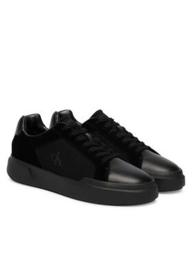 Calvin Klein Sneakersy Chunky Cupsole Laceup Cv Mix HM0HM02238 Czarny