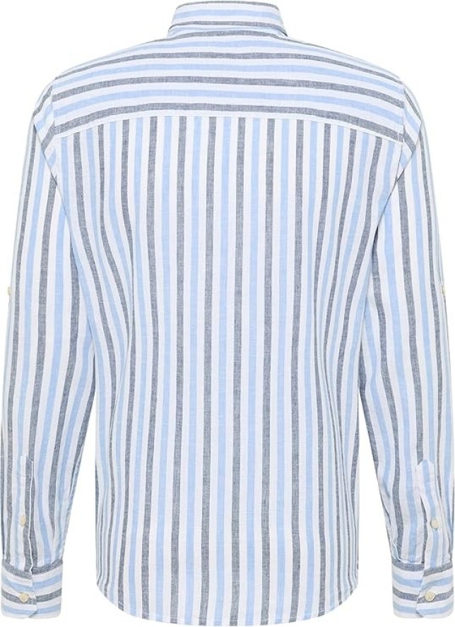 Męska Koszula Mustang Style Rawlins Blue Multi Bold Stripe 1016470 12745