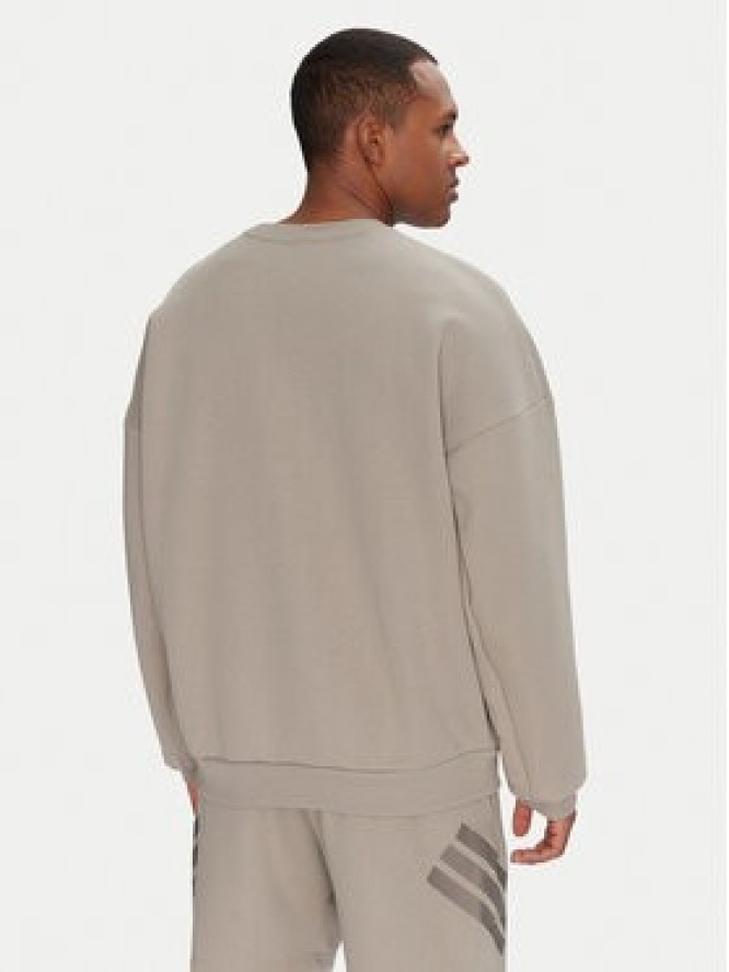 adidas Bluza Future Icons 3 Bar Logo JI8771 Beżowy Loose Fit