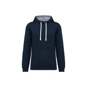 Wzorzysta bluza z kontrastowym kapturem Kariban