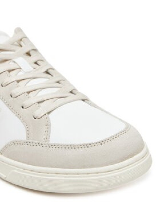 Calvin Klein Sneakersy Low Top Lace Up Repreve Mix HM0HM01802 Biały