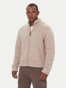 Guess Jeans Kardigan M5BR07 Z0662 Brązowy Regular Fit