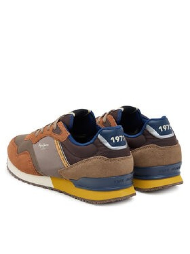 Pepe Jeans Sneakersy London Brick PMS400011 Brązowy