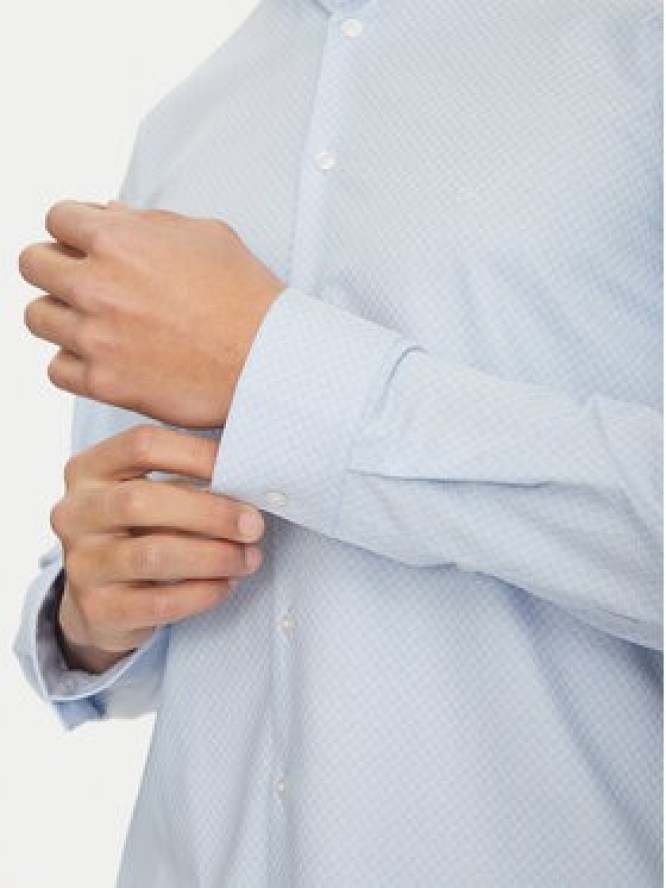 Calvin Klein Koszula K10K114307 Błękitny Slim Fit