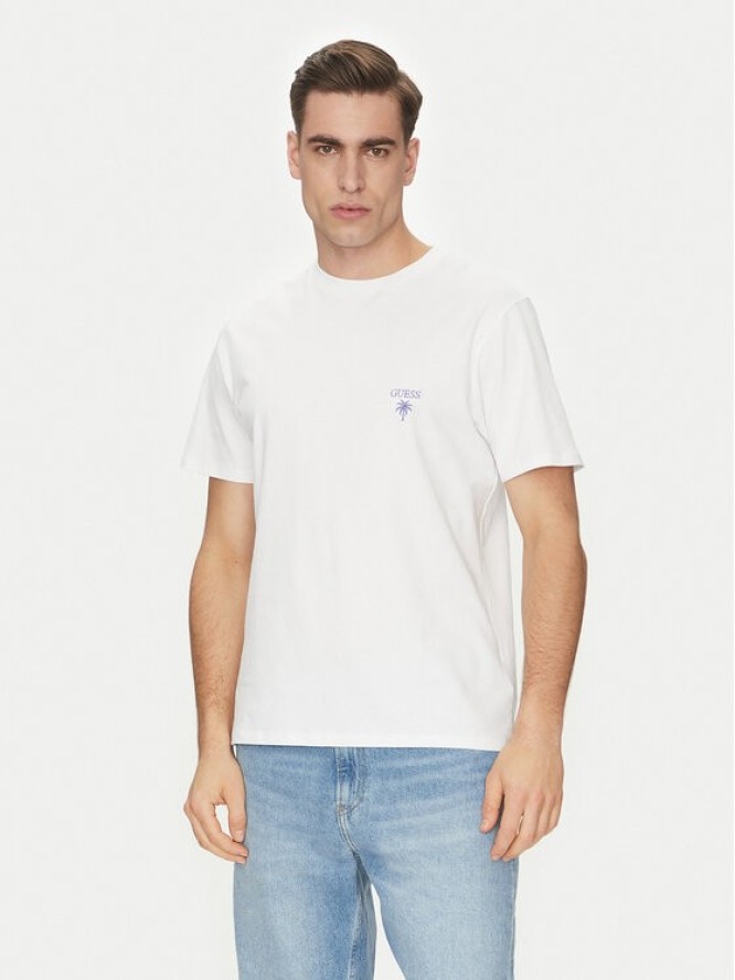 Guess T-Shirt F5GI09 KA260 Biały Regular Fit
